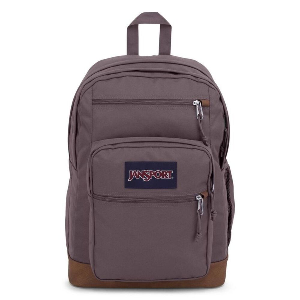 Cool Student 17" Backpack Fits 15" Laptop Synthetic Leather Bottom - Mahogany